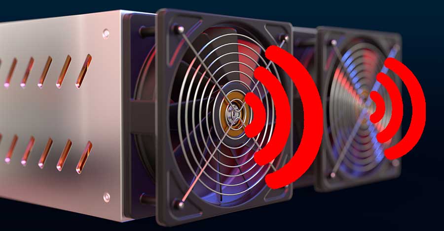 What-is-the-reason-for-the-loud-noise-of-Bitcoin-miner-device