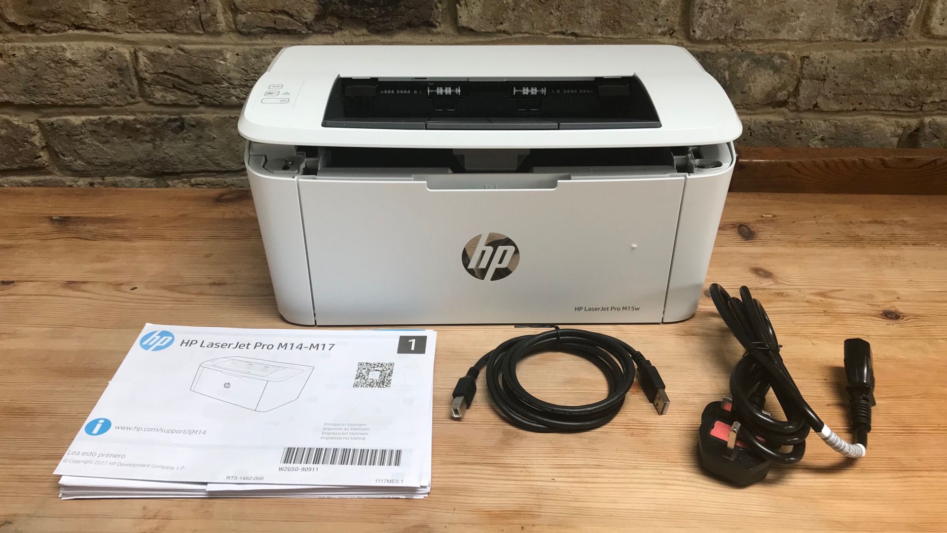 hp laserjet m15w printer-usb-power-cable
