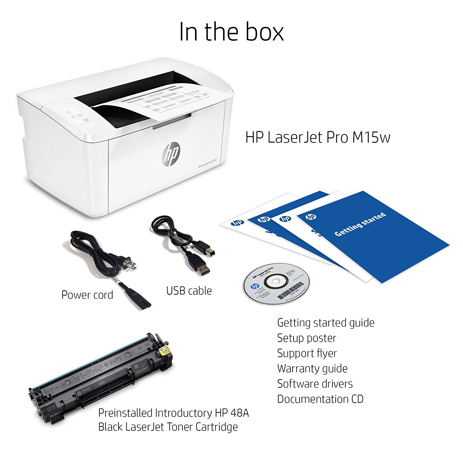 hp laserjet pro m15a printer package